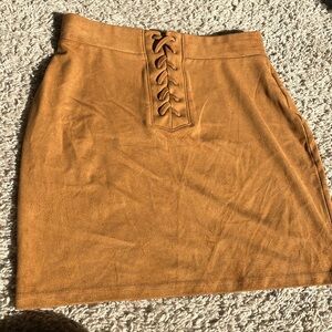 Fall mini skirt